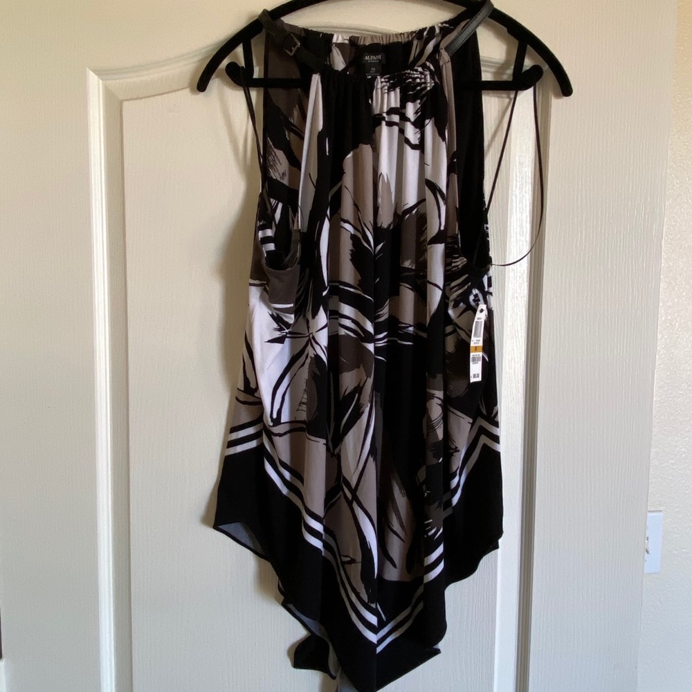 Alfani 2x handkerchief strapless top